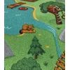 Dywan Wild Life 95x133 Leśna Przygoda Mata Do Zabawy Pokój Dziecięcy