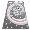 Dywany Uszczow DYWAN DZIECIĘCY PETIT 120x170 KUCYK pilka UNICORN #GR2960