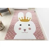 Dywany Uszczow Dywan SMART KIDS BUNNY KRÓLICZEK RÓŻ 140x190 cm
