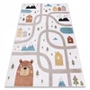 Dywany Uszczow Kilimas FUN 120x170 Fleece vaikams, gatvės, kreminis