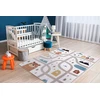 Dywany Uszczow Kilimas FUN 120x170 Fleece vaikams, gatvės, kreminis