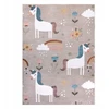 Dywany Uszczow VAIKŲ KILIMAS FUN 80x150 cm UNICORN smėlio spalvos