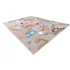 Dywany Uszczow VAIKŲ KILIMAS LINKSMAS 80x150 cm DINOZAURAI smėlio spalvos #O608