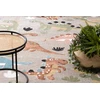 Dywany Uszczow VAIKŲ KILIMAS LINKSMAS 80x150 cm DINOZAURAI smėlio spalvos #O608