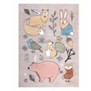 Dywany Uszczow VAIKŲ KILIMAS LINKSMUMAS 200x290 ANIMALS smėlio spalvos #O545