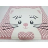 Dywanypers Dywan AVANOS KIDS 3D 160x230 kotek rožinė cat dla dziewczynki w kropki