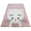 Dywanypers Dywan AVANOS KIDS 3D 160x230 kotek rožinė cat dla dziewczynki w kropki