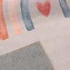 Dywanypers Dywan Bello TĘCZA 80x150 w stylu BOHO łuki tęcze smėlio spalva w serduszka plusz