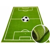 Dywanypers Dywan CUBE 3D 80x120 boisko UEFA FIFA hop piłka žalia piłka nożna GRUBY