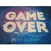 Dywanypers Dywan DIGITAL GAMINGOWY GAME OVER GAMING 80x200 dla nastolatka tamsiai mėlyna