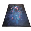 Dywanypers Dywan DIGITAL GAMINGOWY GAME OVER CYBER 140x200 tamsiai mėlyna dla nastolatka