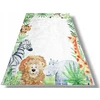 Dywanypers Dywan DIGITAL SAFARI 120x180 motyw JUNGLE w zwierzątka żyrafa dżungla zoo