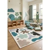Dywanypers Dywan FUNKY TOP FLOP 160x220 mėlyna lazurowy do przedszkola su atestem