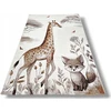 Dywilan Dywan LUNA 140x200 ŻYRAFA vaikams dziecięcy w stylu boho safari GRUBY 3D