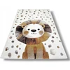Dywilan Dywan LUNA 80x150 LEW vaikams dziecięcy w stylu boho safari GRUBY 3D