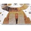 Dywilan Dywan LUNA 80x150 LEW vaikams dziecięcy w stylu boho safari GRUBY 3D