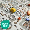 E Floor Vaikiškas kilimėlis Streets 200x300cm žaidimų kilimėlis su keliais kambariui pilkas