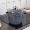 Eberbach PUODAS 10L MARMULINIS PUODAS AUKŠTAS PUODAS INDUKCINIAM SULTINIUI XXL