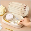 Ecarla Dvipusė kosmetinė-organizeris, juoda, 23x13,5x16 cm