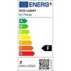 Eco Light LED lemputė E14 G45 Ecolight 7W/630Lm/25000h 6500K