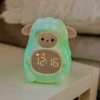 Ecolight Lampka nocna LED RGB Bezprzewodowa Akumulatorowa Owieczka su Budzikiem + USB
