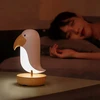 Plexido Ecolight Lampka nocna LED TUKAN ROŽINĖ Balta Ciepła Garsiakalbis BLUETOOTH SPEAKER USB
