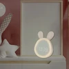 Ecolight Lampka nocna su budzikiem Laikrodis vaikams prezent zajączek królik INTERBLUE