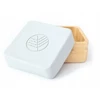 Ecorascals Bamboo Snack Containers 2 vnt. Pilka ir rožinė