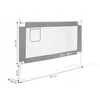 Ecotoys Barierka do łóżka 157 cm vaikams zabezpieczenie przed upadkiem