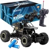 EDAXE RC AUTOMOBILIS DIDELIS RC AUTOMOBILIS VISURĖS METALAS 4X4 + 2 AKUMULIATORIAI