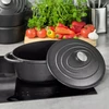 Edel Hoff Ketaus keptuvė Ketaus žąsis Keptuvė 6,5 l