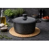 Edenberg Juodas MARMUROS puodas tradicinis Hauspremium SPOTTED 5.2L 24CM