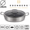 Edenberg LĖŠTĖS Puodas su dangteliu HONEY COMB NONLIPE INDUKCIJA 24cm 2,8L