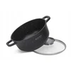 Edenberg Marmurinis puodas 26cm 5,5l su silikoninėmis rankenėlėmis ir Aroma Knob