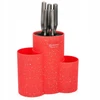 Edenberg Peilių stovas TUBE DRIPPER EB-5106 raudonas