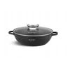 Edenberg Puodas Žemas 3,3 l marmuro aromato rankenėlė 28 cm žema wok keptuvė