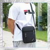 Edibazzar Vyriškas krepšys Crossbody Bag Kišenė Tvirta juoda sportinė