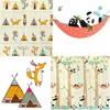 EDUCATIONAL dvipusis putplasčio kilimėlis 180x120 cm įvairiaspalvis PANDA bestMATE