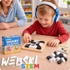 Edukacinis ir logiškas STEM TOY mediniai kaladėlės Smart Kid Block by Webski