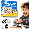 Edukacinis ir logiškas STEM TOY mediniai kaladėlės Smart Kid Block by Webski