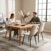 Ehokery DEXTER BEIGE BEIGE VELVET MINŠTA KĖDĖ VALGOMOJE SVETAINEI, MODERNA