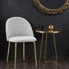 Ehokery FARGO GOLD VELVET GRAY AKOMINIO KĖDĖ VALGOMUI, MODERNI SVETAINE