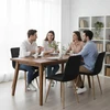 Ehokery Juodas VELVET MINŠKINĖ KĖDĖ SU MODERNIOMIS LOFT METALINĖMIS KOJĖLĖMIS