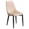 Ehokery LORIENT VELVET BEIGE VELVETINĖ KĖDĖ VALGOMUI, ELEGANTIŠKA SVETAINE