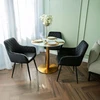 Ehokery Poland HAVANA VELVET aksominė kėdė juoda