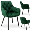 Ehokery MINŠTA VELVETINĖ KĖDĖ MODERN LOFT Žalias BUTELĖ ŽALIA