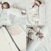 Ekmtrade Nėštumo pagalvė nėščiosioms RINKINYS 4in1 Layette + BUTTERFLY ROLLER MIX