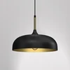 Pakabinamas šviestuvas Eko Light Lampa wisząca LINCOLN Juodas/GOLD 1xE27 35cm
