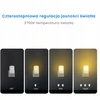 Eko Light LED naktinė lempa miegamajam, balta, reguliuojama, 2700K Eco-Light