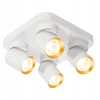 Lubinis šviestuvas Eko Light Milagro Lampa sufitowa reflektorki na rozecie Andy 4xGU10 Kwadrat ML9940